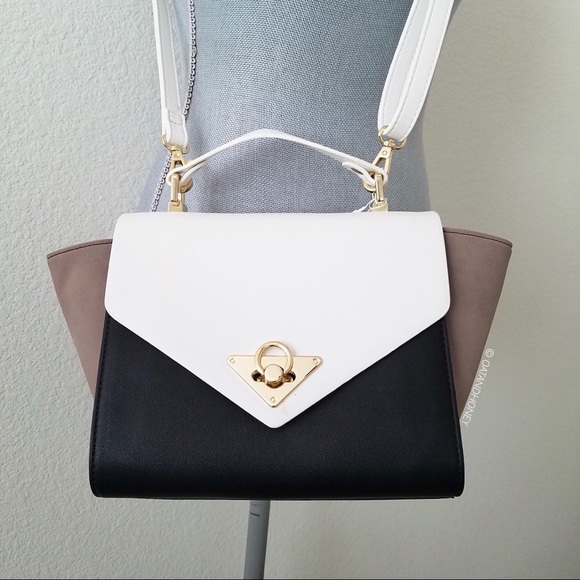 Azul by Moussy Handbags - Azul by Moussy Japan Colorblock Satchel Bag